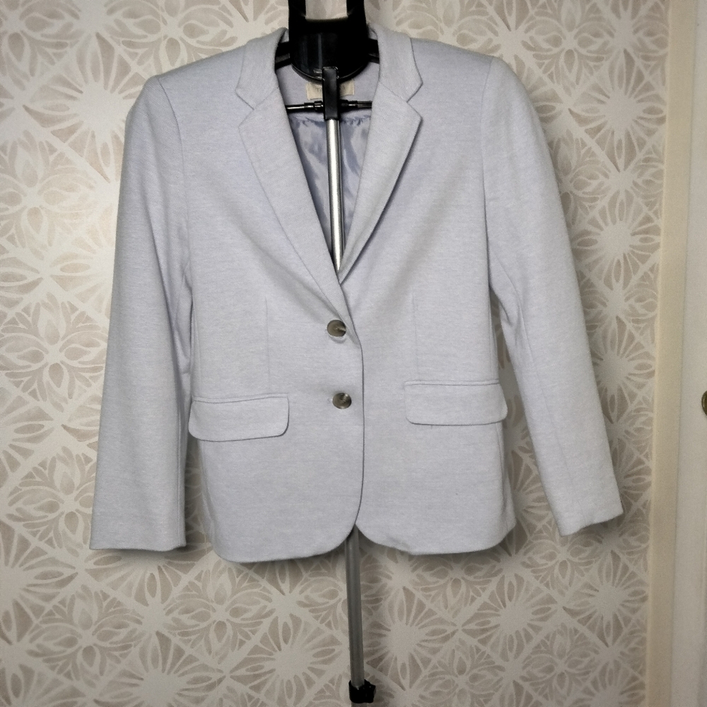 Talbots Aberdeen Light Blue Two Button Blazer Jac… - image 1